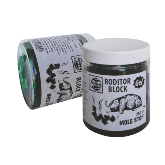 Želė kurmių baidymui RODITOR BLOCK MOLE STOP 250 ml (06252)