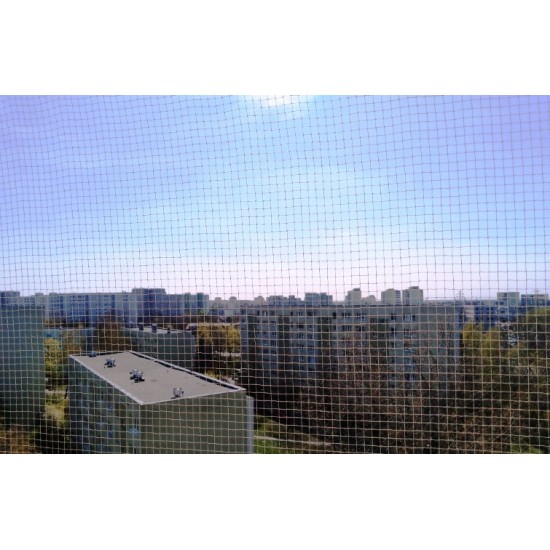 Paukščiu kontrolė. APSAUGINIS TINKLAS NUO PAUKSCIU, AKIU DYDIS 50mm (Smėlio spalvos, įvairiu išmatavimų)